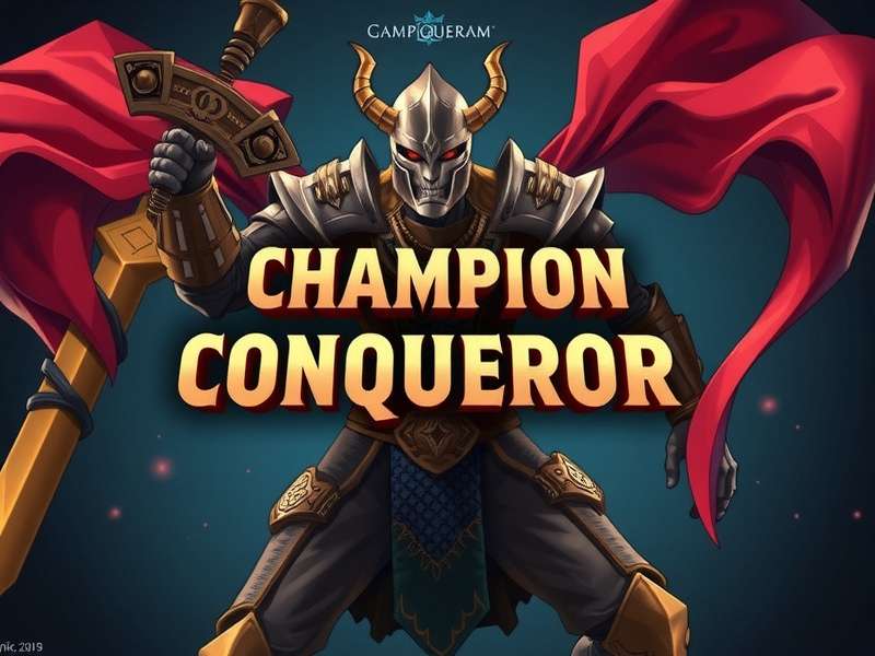 Champion Conqueror Game Banner